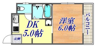 三宮アソシアの物件間取画像